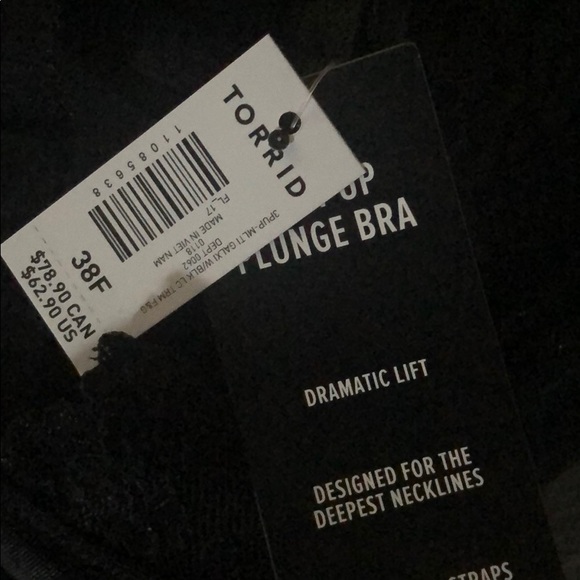 Torrid Galaxy Print Push Up Plunge Bra - Picture 5 of 5